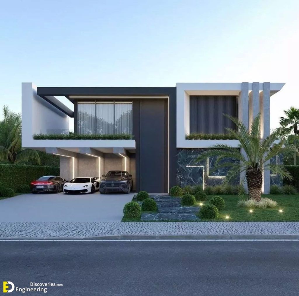 طراحی و دیزاین نمای ساختمان ویلایی